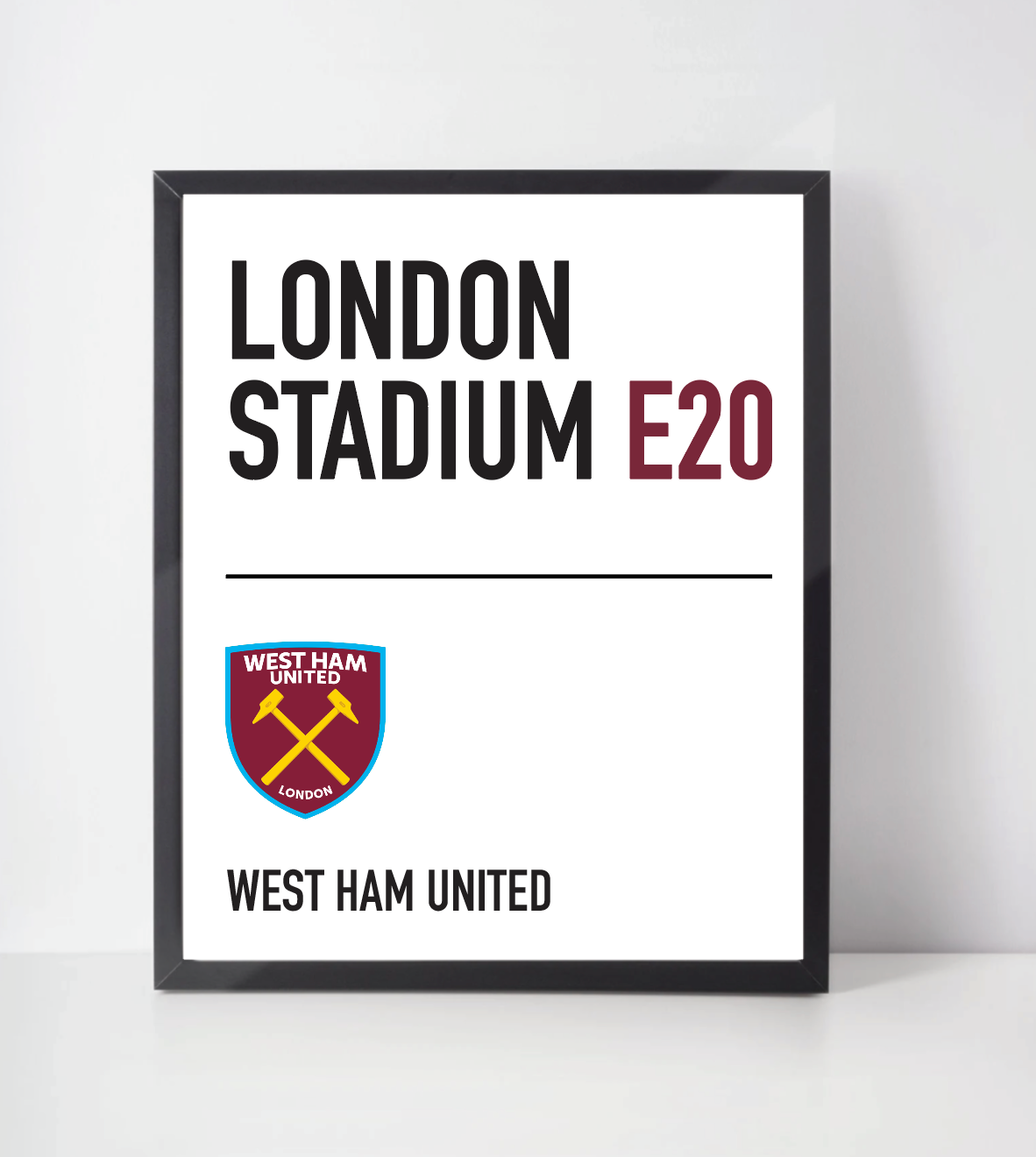 West Ham London Stadium Artwork - Digital Download